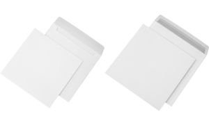 'Mail Media 302290 Buste"Zack E Pieghevole, 220 X 220 Mm, Colore: Bianco