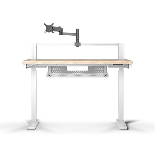 Corsair Platform:4 Elevate – 120 Cm X 76 Cm, Altezza Regolabile, Scrivania Elettrica Per Computer Da Gioco In Piedi, Preimpostazioni Di Memoria, Suppo