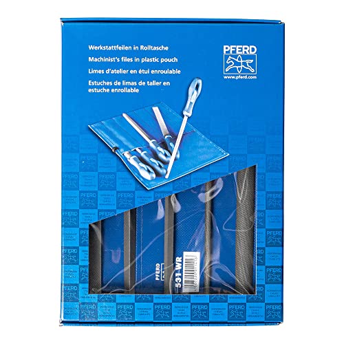 Pferd 16078 5 Pezzi 20,3 Cm 531 Wru Tipo Americano Modello Machinists File