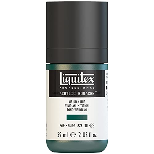 Liquitex Acrylic Gouache - Colore Acrilico Effetto Gouache 59 Ml - Viridian Hue
