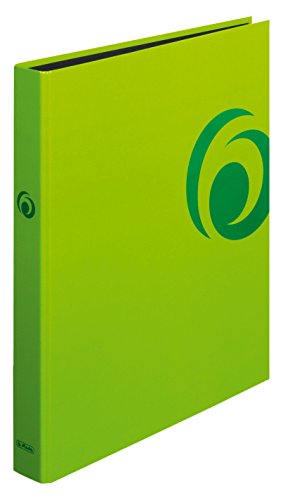 Herlitz - Raccoglitore Ad Anelli Max.File Fresh A4, 1 Pezzo, 2 Anelli, 25 Mm, Verde Chiaro