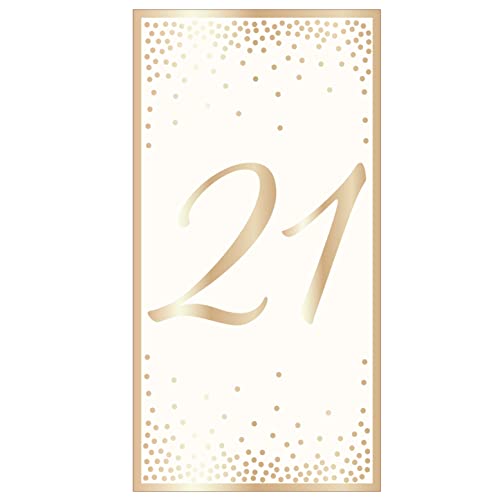Portafoglio Regalo Per I 21 Anni - Denaro, Carte Regalo, Vouchers - Spazio Vuoto Per Messaggi Personali