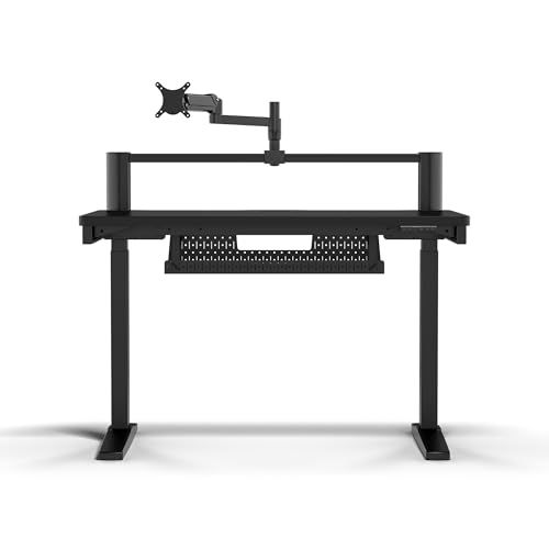 Corsair Platform:4 Elevate – 120 Cm X 76 Cm, Altezza Regolabile, Scrivania Elettrica Per Computer Da Gioco In Piedi, Preimpostazioni Di Memoria, Suppo