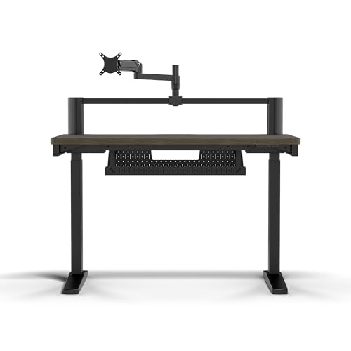Corsair Platform:4 Elevate – 120 Cm X 76 Cm, Altezza Regolabile, Scrivania Elettrica Per Computer Da Gioco In Piedi, Preimpostazioni Di Memoria, Suppo