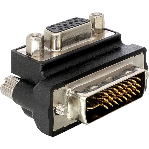 Delock Vga Adapter Dvi-I 15-Pin Fm Vga Nero