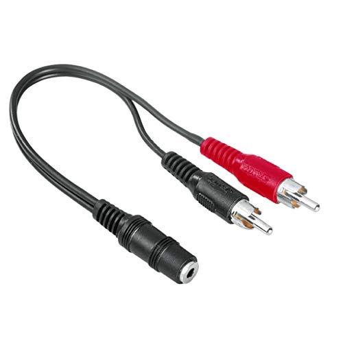 Hama Adapter 2X Rca 3.5Mm Nero