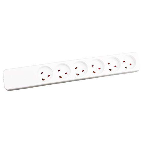 Garbot Z66000108-Pa01 Prolunghe E Multiple 6 Presa(E) Ac Interno Bianco