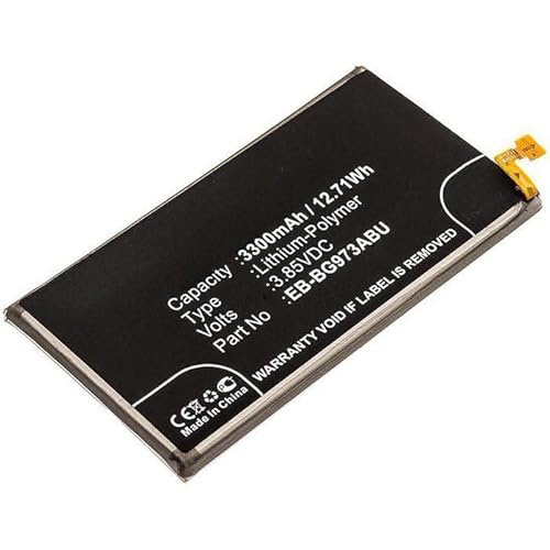 Coreparts Sparepart Mobile Battery, 12.71Wh Li-Pol 3.85V 3300Mah, Black, Gh82-18826A (Li-Pol 3.85V 3300Mah, Black, Gh82-18826A For Smartphone Galaxy S