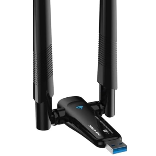 Adattatore Wifi 6 Usb Da 1800 Mbps 5G/2.4 Ghz Usb3.0 Wi-Fi Dongle Wireless 802.11Ax Scheda Di Rete High Gain Antenna