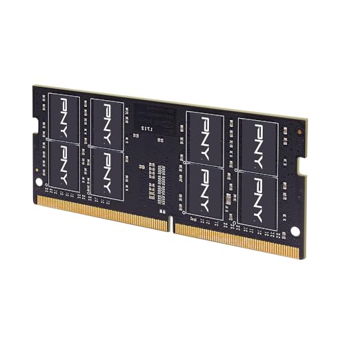 Pny Prestazioni 32Gb Ddr4 Dram 3200Mhz (Pc4-25600) Cl22 1.2V Dual Rank Notebook/Laptop (Sodimm) Kit Di Memoria Per Laptop - Mn32Gsd43200-Tb