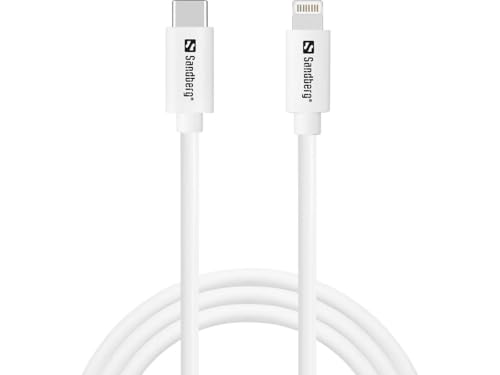 Sandberg 136-58 Cavo Lightning 1 M Bianco