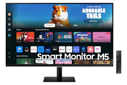 Samsung S27Dm500Eu Monitor Pc 68,6 Cm [27] 1920 X 1080 Pixel Full Hd Led Nero (Ls27Dm500Euxxu 27 Inch Smartmonitor+Speakers)