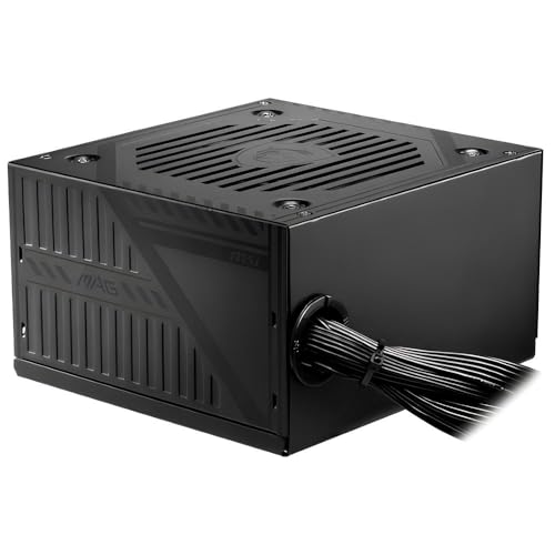 Msi Mag A500Dn Atx - Alimentatore Per Pc, 500 Watt, Non Modulare, 80 Plus, Colore: Nero