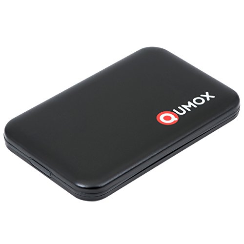 Qumox Usb 2.0 Enclosure 2.5 "Sata External Hard Disk Drive Hdd / Ssd Cassa Nera