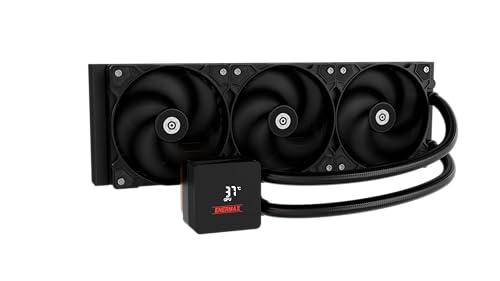 Enermax Liqmax Iv 360 Mm Aio Cpu, Dual Chamber|Tdp 380W+|Intel Lga 1851/1700/115X/2066| Amd Am5/Am4 |Display Digitale |3 X 120 Pwm Performance Flow Fa