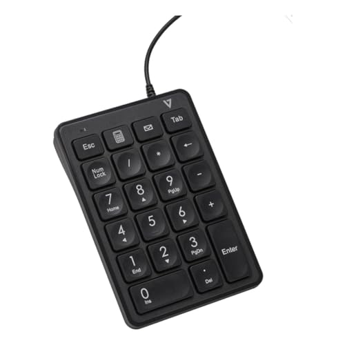 V7 Tastierino Numerico Kp350 Nero - Marca Ean: 0662919121681