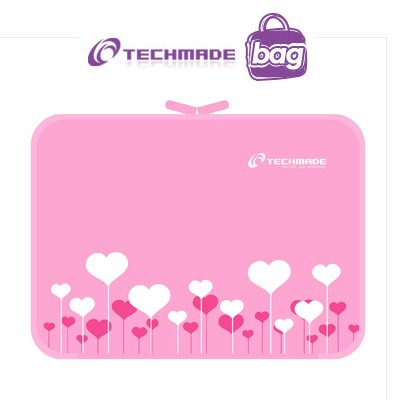 Techmade Folder Per Netbook 10" Pink