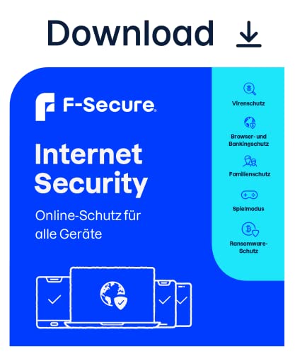 F-Secure Internet Security Für Alle Geräte [1 Gerät - 2 Jahre] [Vollversion]