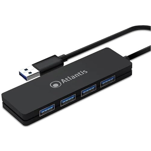 Atlantis Hub P014-Uh340 4 Porte Usb3.0 Cavo 1M Nero Marca