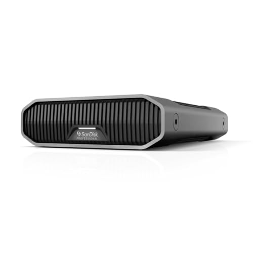Sandisk Professional 26 Tb G-Drive Enterprise-Class Hard Disk Esterno Da Scrivania, 7200Rpm Ultrastar Inside, Usb-C (10Gbps) Per Backup Rapidi, Pronto
