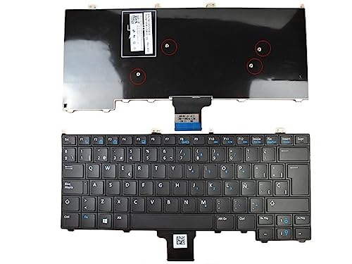 Tastiera Per Dell Latitude E7440 E7420 E7240 Nero, Per Win8)