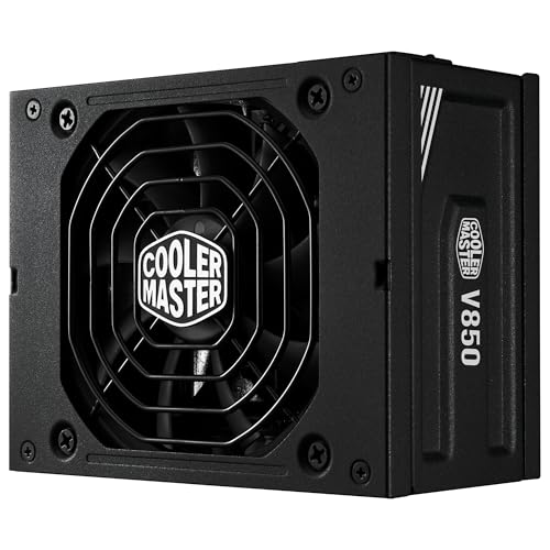 Cooler Master V850 Sfx Gold Atx 3.1, Spina Uk - 850W 80 Plus Gold, Alimentatore Completamente Modulare, Alimentatore Sff/Mini-Itx, Ventola Fdb Da 92 M