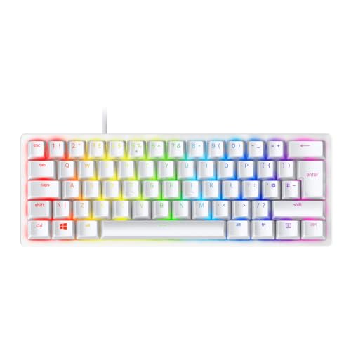 Razer Huntsman Mini Mercury - Tastiera Da Gioco Ottica 60% (Interruttore Lineare Rosso)