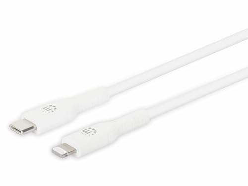 Manhattan 394529 Cavo Di Ricarica E Sincronizzazione Usb-C™ A Lightning® 2M Bianco Bianco