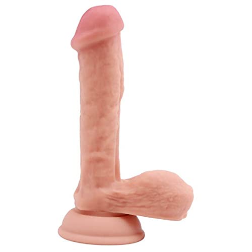 Dildo Realista Dual Silicona Líquida Dual Alluring Fancier -Density 18 Cm