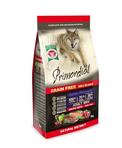 Primordial Crocchette Mini Grain Free Anatra/Trota 2Kg