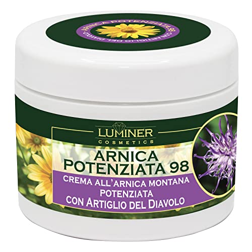Arnica Per Cavalli Uso Umano 200Ml Luminer, Arnica Gel Forte 98 Potenziata, Crema Arnica Forte Montana E Artiglio Del Diavolo Forte, Formula Naturale