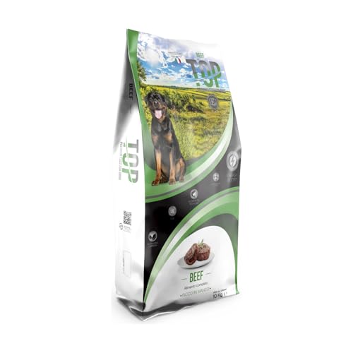 Top Beef - Gusto Manzo, Cibo Secco Adatto Al Mantenimento Di Cani Adulti Di Tutte Le Taglie - 10 Kg