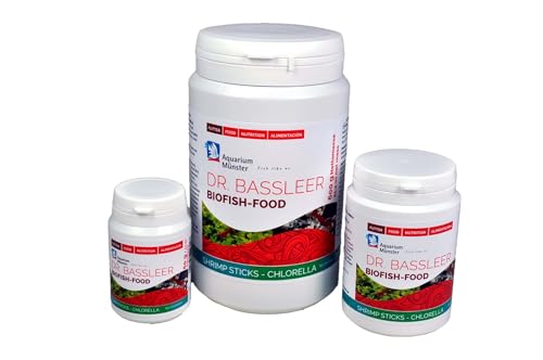 Dr. Bassleer Biofish Food Shrimp Sticks Chlorella 60 G Alimento Completo Per Gamberetti Decorativi