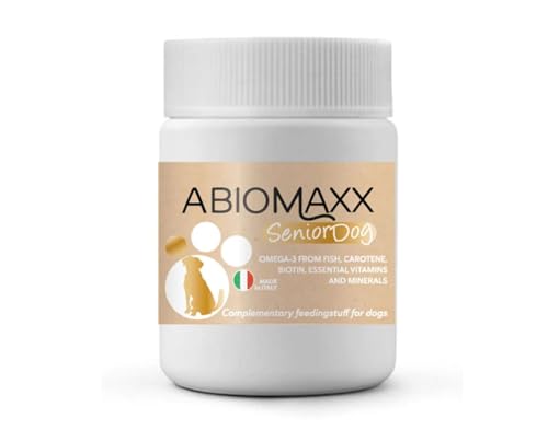 Abiovet Abiomaxx Senior Dog – Favorisce Il Benessere Quotidiano Del Cane Anziano – (60 Compresse)