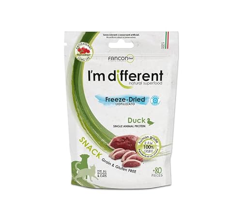 I'M Different, Snack Liofilizzato Monoproteico Anatra