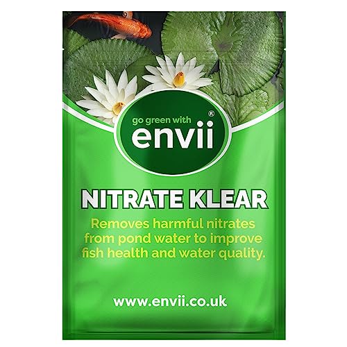 Envii Nitrate Klear - Rimuovi Nitrati Per Laghetti E Stagni Con Pesci - Trattamento Acqua Per 12.000 Litri