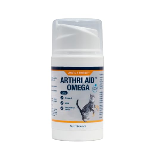Proden Plaqueoff Nutriscience Arthriaid Omega, Integratore In Gel Per Gatti, Per Articolazioni E Mobilità, Confezione Da 50 Ml