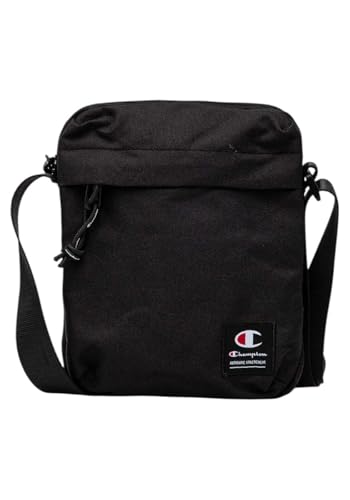 Champion Lifestyle Bags Script Shop-(806023) Small Shoulder 1L, Borsello Unisex-Adulto, Nero (Nbk), Taglia Unica