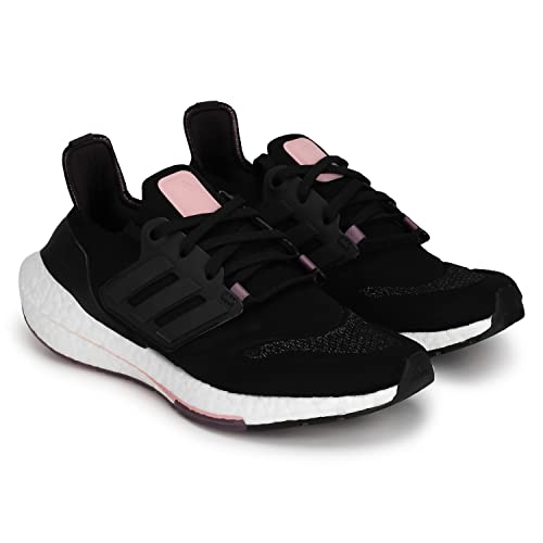Adidas Ultraboost 22 W, Scarpe Da Ginnastica Basse Donna, Nucleo Nero/Nucleo Nero/Legacy Purple, 40 2/3 Eu
