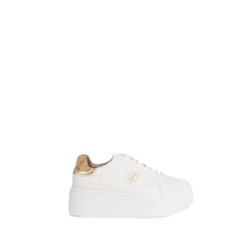 Alviero Martini Prima Classe Sneakers Geo Elevate Da Donna Bianca N. 39