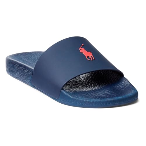 Ralph Lauren Ciabatta Uomo Polo Slide 809852071 Nero Navy/Red (002) 42
