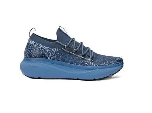 Sun68 Sneaker Jupiter Knit Z35127 Colore 07 Navy Blue (07 - Navy Blue, Sistema Taglie Calzature Eu, Adulto, Uomo, Numero, Media, 41)