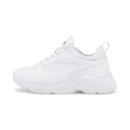 Puma Cassia, Scarpe Da Ginnastica Donna, Puma White Puma White Puma Team Gold, 38 Eu