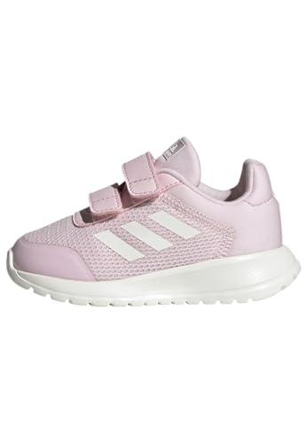 Adidas Tensaur Run Shoes, Scarpe Da Corsa Unisex-Bimbi 0-24, Clear Pink/Core White/Clear Pink, 24 Eu