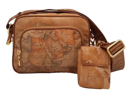Tracolla Reporter Geo Soft C/Borsellino Alviero Martini 1 Classe Natural 0010, T.U.