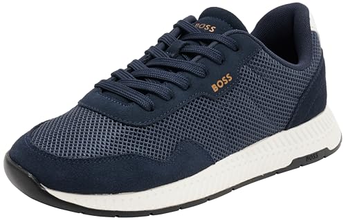 Boss Titanium_Runn_Mebisd, Corsa Uomo, Dark Blue, 41 Eu