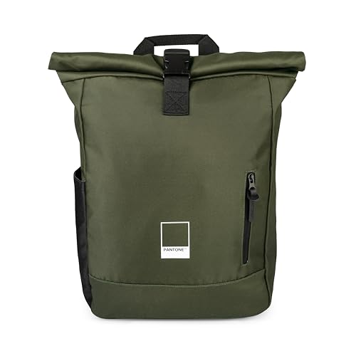 Pantone™ Urban - Zaino Scuola Università Lavoro, Donna Uomo In Poliestere Impermeabile Valido Come Zaino Da Viaggio E Trekking 22L 64X30X13 Unrolled,