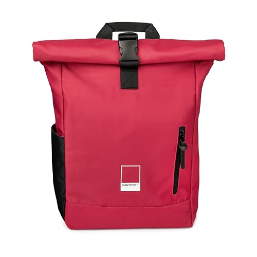 Pantone™ Urban - Zaino Scuola Università Lavoro, Donna Uomo In Poliestere Impermeabile Valido Come Zaino Da Viaggio E Trekking 22L 64X30X13 Unrolled,