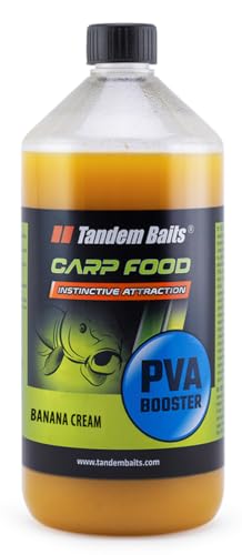 Tandem Baits Carp Food Pva Booster Crema Di Banana | Carpfishing Pesche Pesca Accessori | Alimentatore Per La Pesca Carpa | Aroma Inenso | Pesca Acces