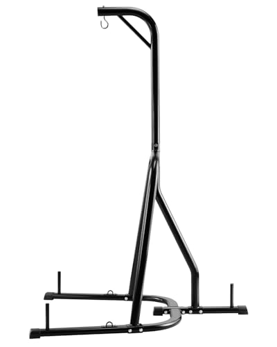 Vevor Supporto Per Sacco Da Boxe, Attrezzatura Per Allenamento In Acciaio Resistente, Supporta 65 Kg, Supporto Indipendente Con Base Appesantita, Sacc